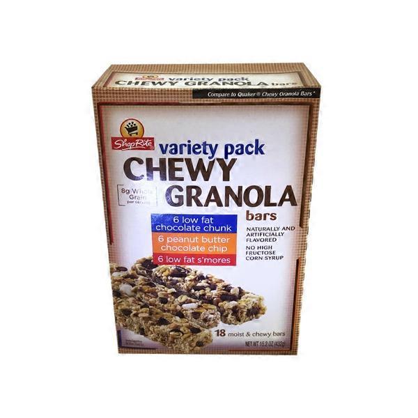 ShopRite Variety Pack Chewy Granola Bars (15.2 oz) Instacart
