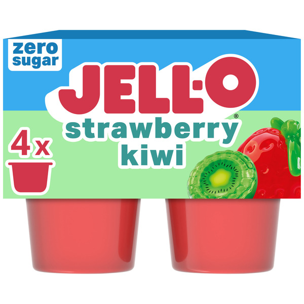 Jell-O Strawberry Kiwi Sugar Free Refrigerated Gelatin Same-Day
