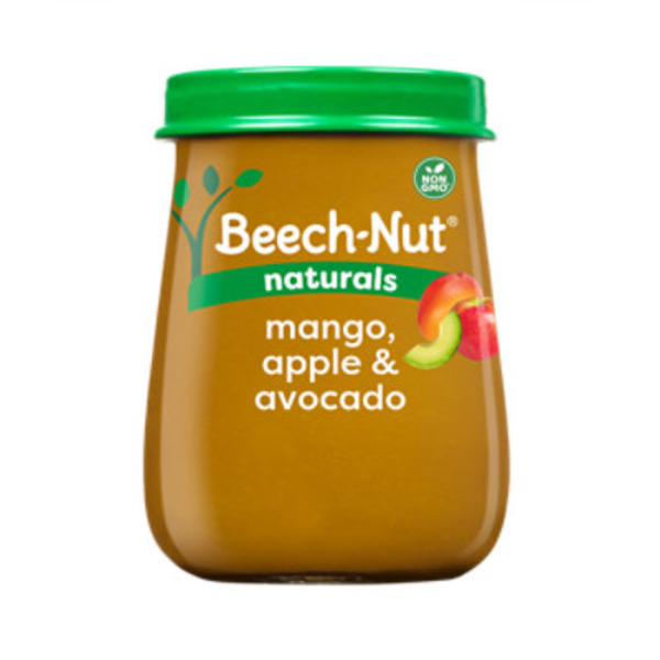 Beech-Nut Naturals Stage 2 Baby Food, Mango Apple & Avocado, 4 oz Jar