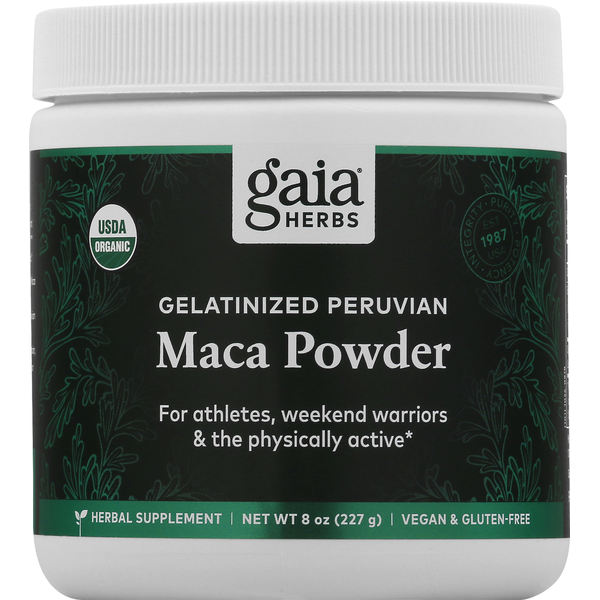 Gaia Herbs Organic Gelatinized Maca Powder Same-Day Delivery or