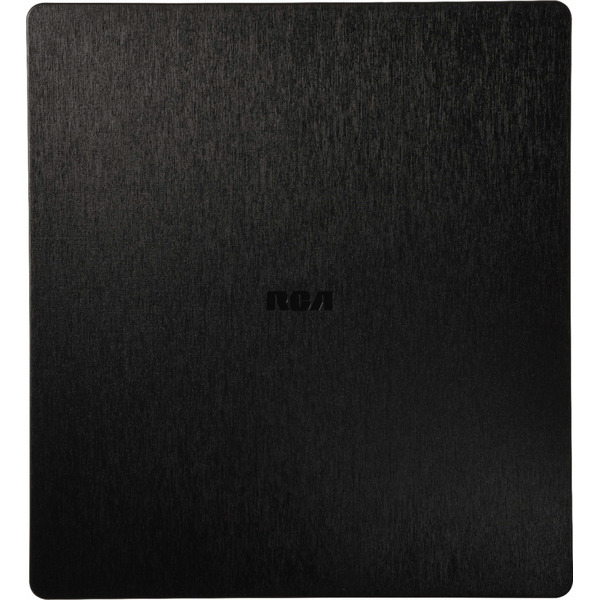 RCA Black Indoor Flat Amplified HDTV Antenna