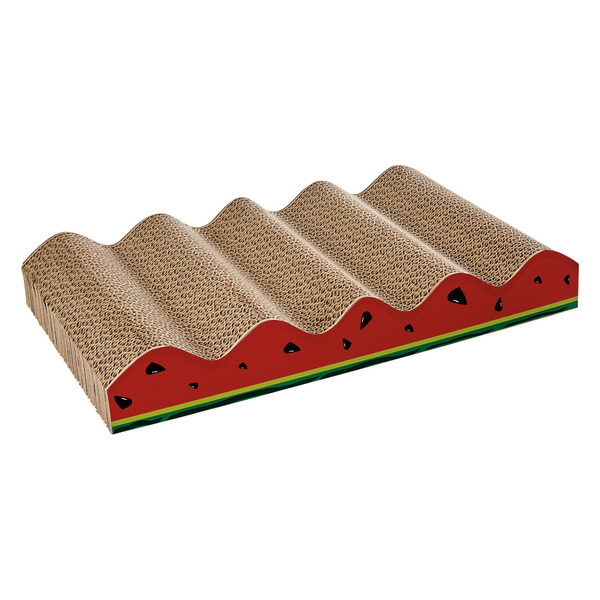 Heart to Tail Cat Scratcher With Catnip - Watermelon Same-Day