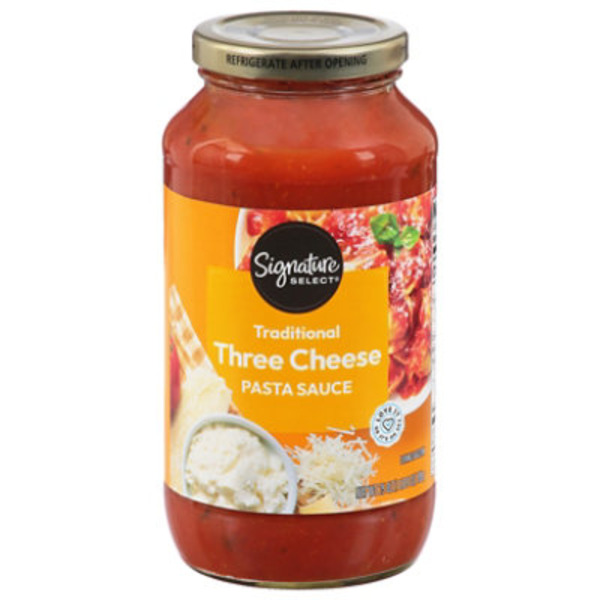 Signature SELECT Three Cheese Pasta Sauce
