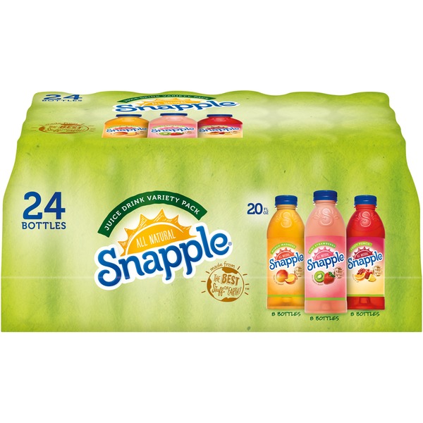 Snapple Mango Madness/Kiwi Strawberry/Fruit Punch Variety Pack 100