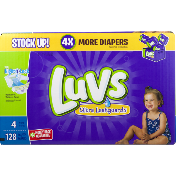 luvs nighttime diapers