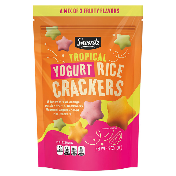 Savoritz Tropical Yogurt Rice Crackers Same-Day Delivery or Pickup