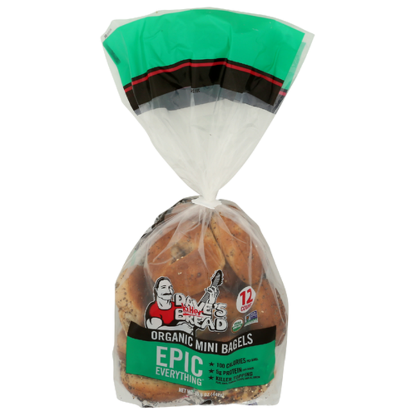 Dave's Killer Bread Organic Epic Everything Mini Bagels 12 Pack
