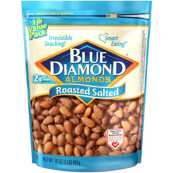 Blue Diamond Almonds, Roasted Salted