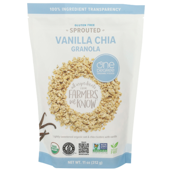One Degree Vanilla Chia Granola