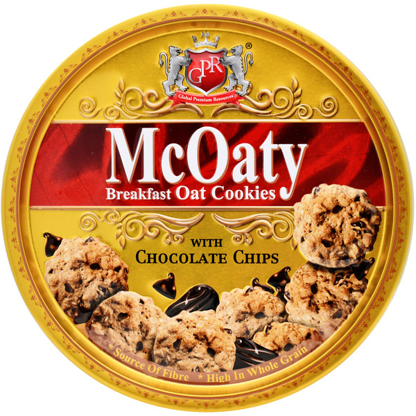 GPR Oat Cookies with Chocolate Chips
