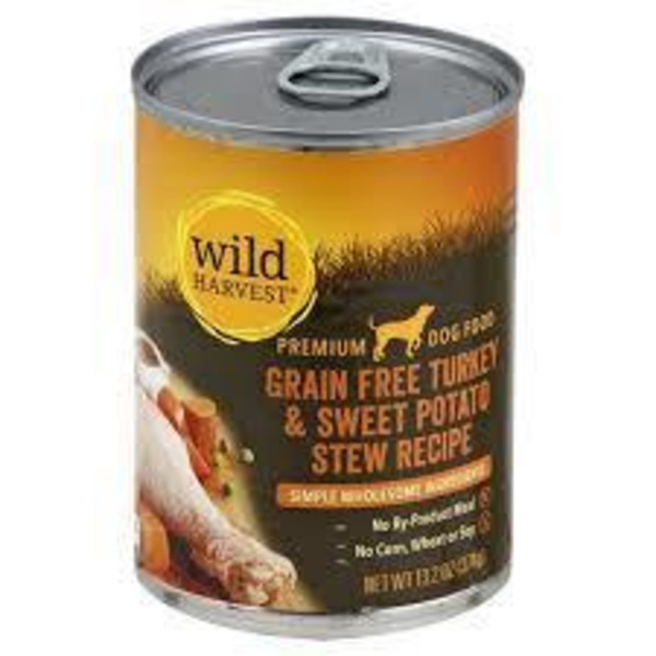 Wild Harvest Dog Food, Grain Free Turkey & Sweet Potato Stew