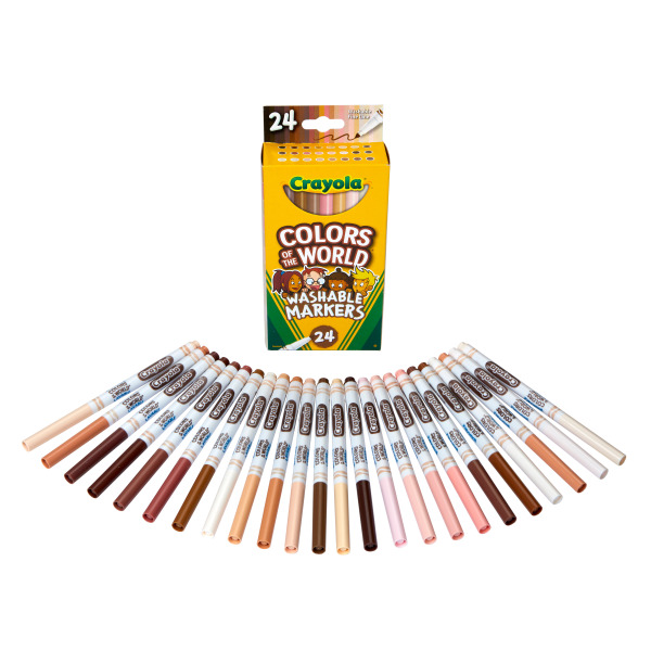 Crayola Colors Of The World Washable Markers