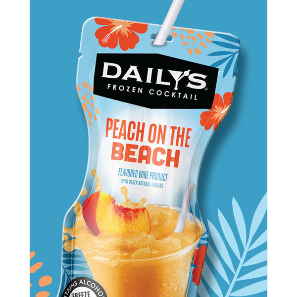 Daily's Daily's Peach On The Beach Ready to Drink Frozen Cocktail