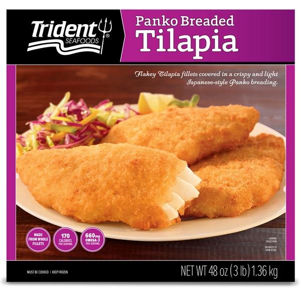 Trident Seafoods Panko Breaded Tilapia (3 lb) from Costco Instacart