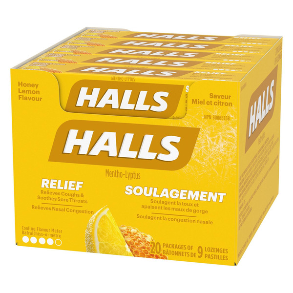 Halls Mento-Lyptus, Lemon (Case)