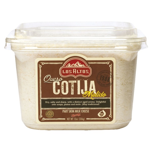 Los Altos Foods Los Altos Queso Cotija Molido PPK 12oz, Mexican