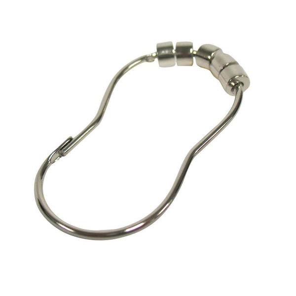 Glacier Bay Metal Shower Curtain Rings/hooks In Chrome