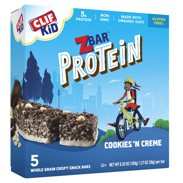 Zbar Cookies 'N Creme Crispy Protein Snack Bars Same-Day