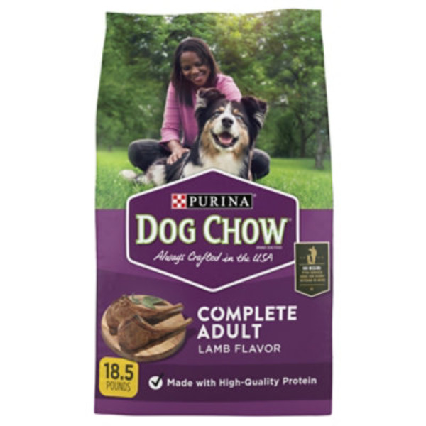 Purina Dog Chow Dog Chow Complete Adult Dry Dog Food Kibble With Lamb Flavor