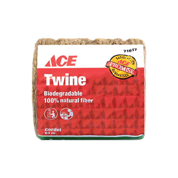 ACE 3 Ply Natural & Biodegradable Twisted Jute Gardening Twine