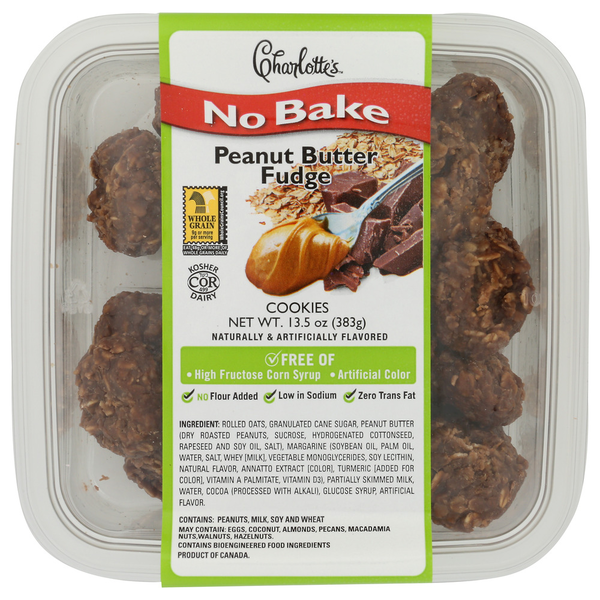 Charlotte's Mini Peanut Fudge Butter No Bake Cookies Same-Day