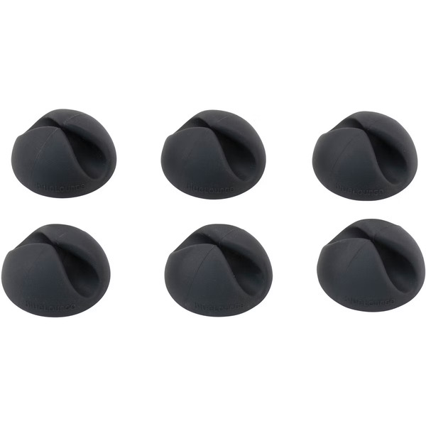 BlueLounge Black Cable Drop & Cable Clips