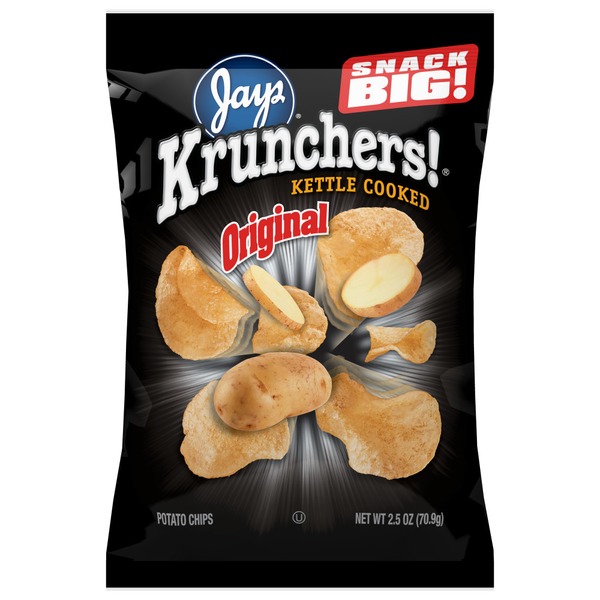 Krunchers® Original Kettle Potato Chips (2.5 oz) Instacart