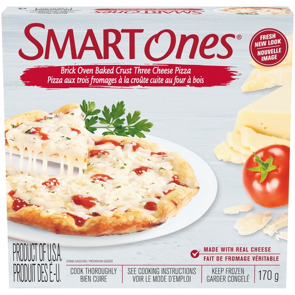 Smart Ones StoneFired Crust Three Cheese Pizza Frozen Meal (170 g