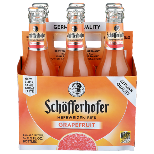 Schofferhofer Grapefruit Hefeweizen 6 Pack Bottles
