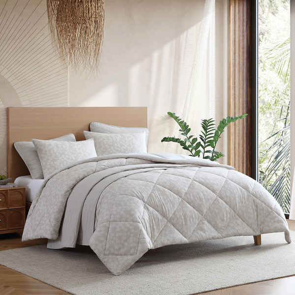 Jennifer Adams Reversible Queen Comforter 6-Piece Set