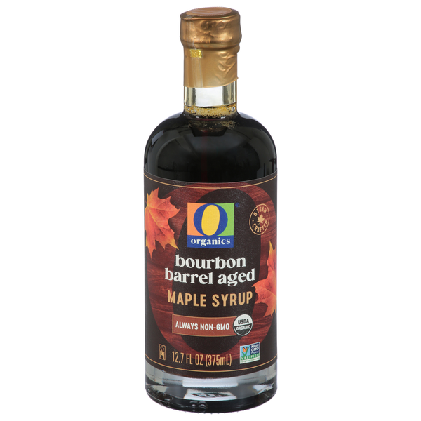 O Organics Maple Syrup, Bourbon, Barrel Aged