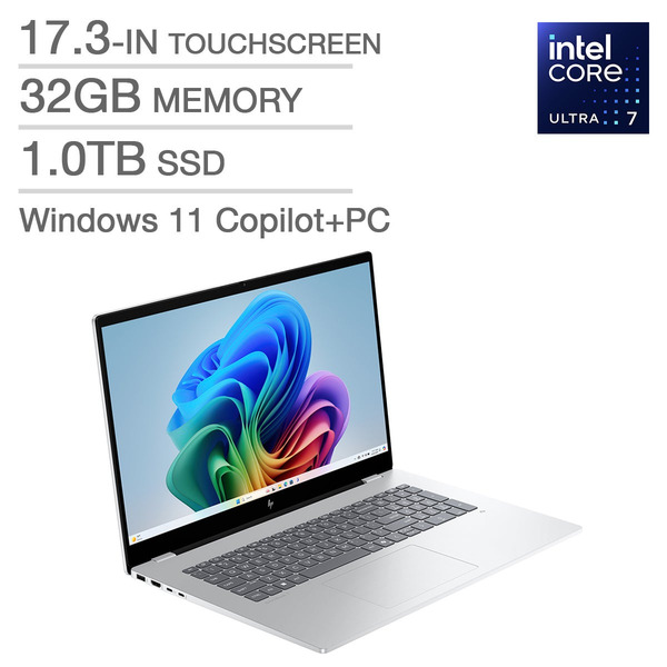 HP Intel Core Ultra 7 258V 32 GB RAM 1 TB Omnibook 7 Copilot+ PC Touchscreen Laptop