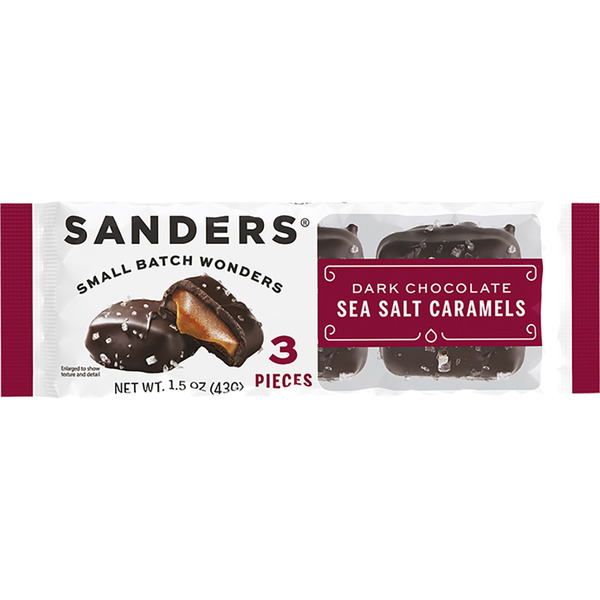 Sanders Raspberry Caramels Total Wine & More Sanders Sea Salt Caramels, Dark Chocolate Same-Day ...