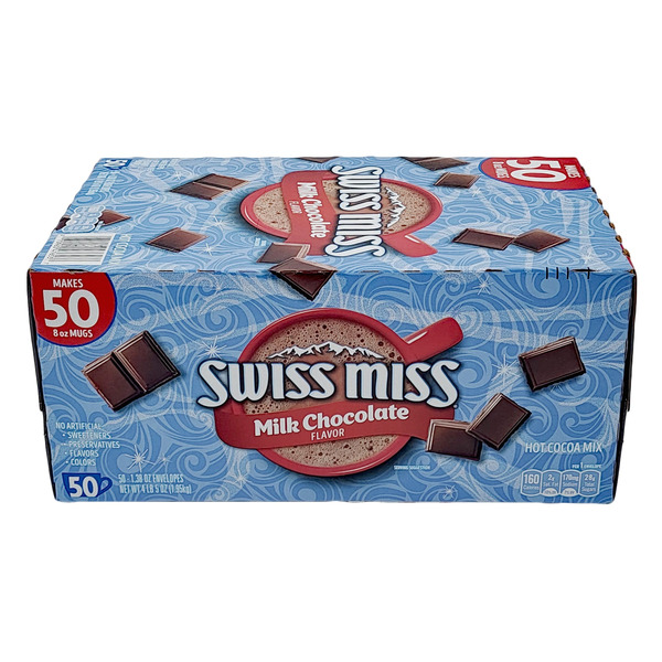 Swiss Miss - Hot Cocoa Mix, Milk Chocolate Flavor - 50 Ct