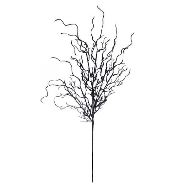 Ashland Black Glitter Twig Pick