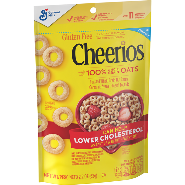 Cheerios Whole Grain Oats Gluten-Free Breakfast Cereal