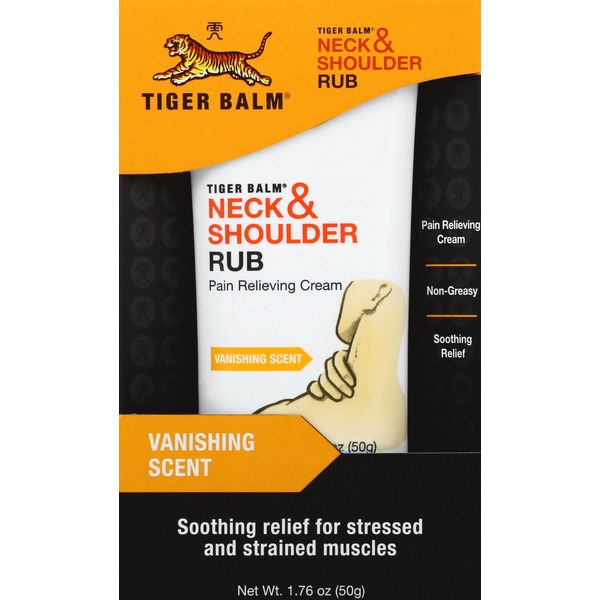 Tiger Balm Neck & Shoulder Rub, Vanishing Scent (1.76 oz) from CVS