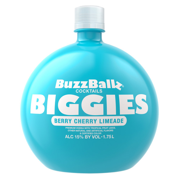 BuzzBallz Berry Cherry Limeade Cocktail, 1.75l, 30 Proof (15% ABV