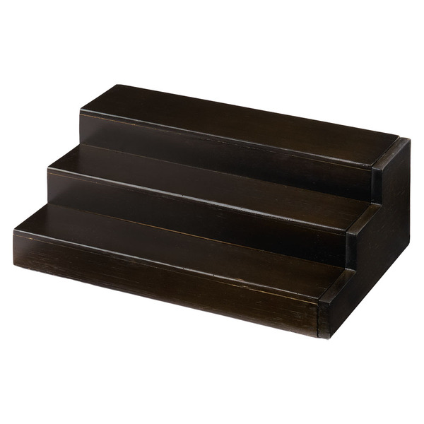 KIRKTON HOUSE Bamboo Kitchen Organizer, Tier Shelf, Dark Brown