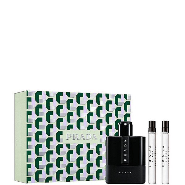 Prada Men's Luna Rossa Black Eau de Parfum 3-Piece Gift Set