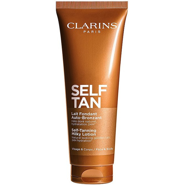 Clarins Self-Tanning Milky Lotion for Face  Body Tanner