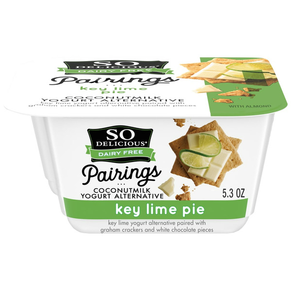 So Delicious Dairy Free Pairings Key Lime Pie Coconut Milk Yogurt