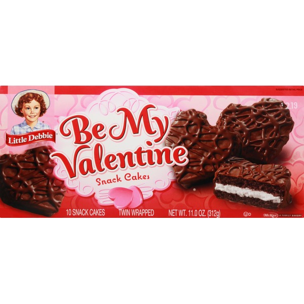 Little Debbie Snack Cakes, Be My Valentine, Twin Wrapped (10 each) from