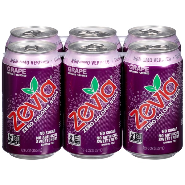 Zevia Zero Calorie Grape Soda (12 fl oz) from Safeway Instacart