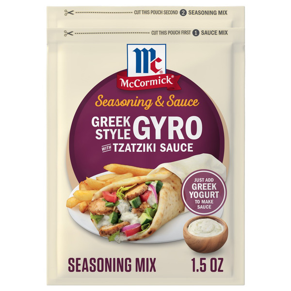 McCormick Greek Style Gyro Seasoning & Sauce Duo Same-Day Delivery
