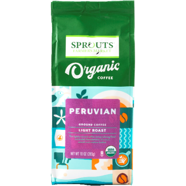 Sprouts Organic Peruvian Light Roast Ground Coffee