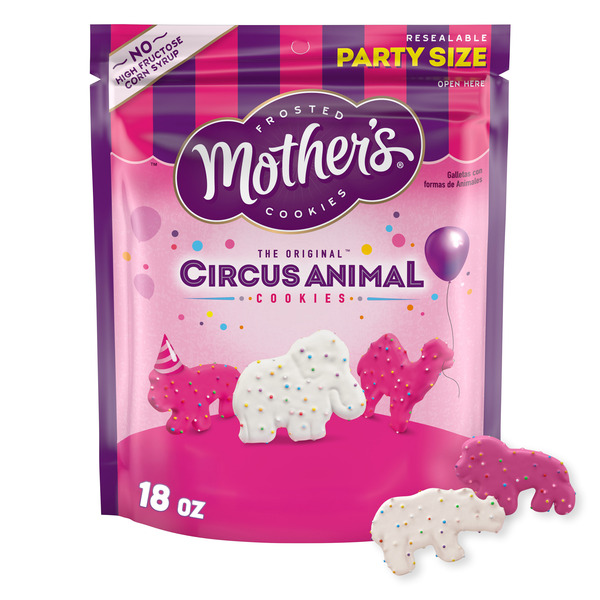 Mother's The Original Circus Animal Cookies Party Size Resealable
