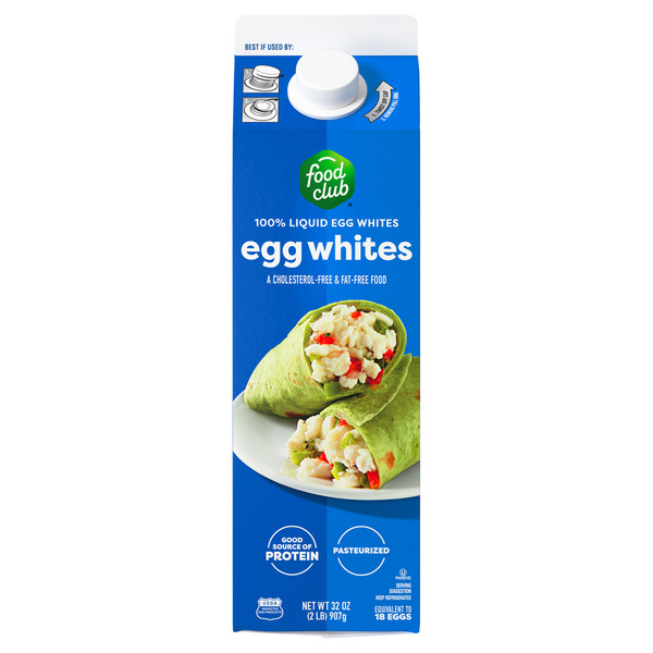 Food Club Egg Whites, 100% Liquid Same-Day Delivery or Pickup | Cash Wise  Foods
