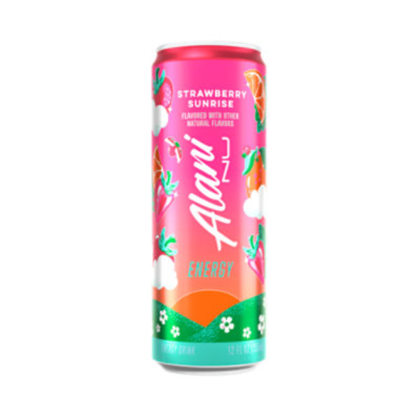 Alani Nu Strawberry Sunrise Energy Drink Can