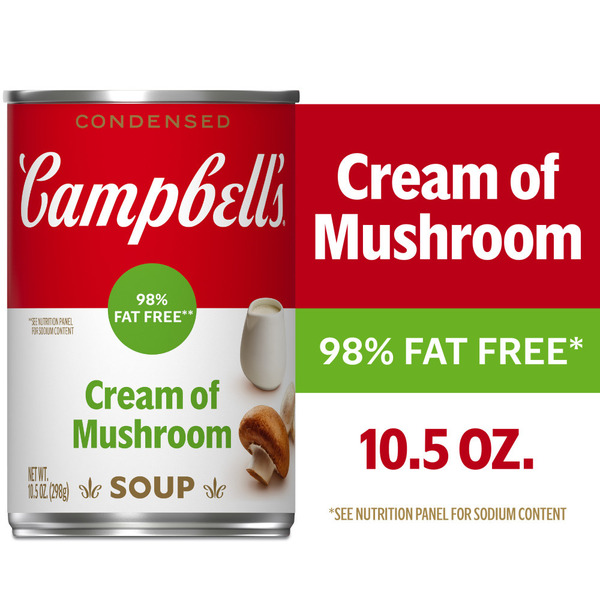 Campbell's 98% Fat Free Cream of Mushroom Soup